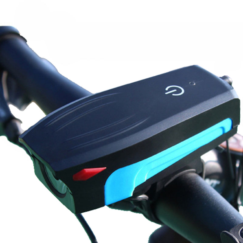 

Bicycle Front Light T6 2000mAh USB Rechargeable Bicycle Headlight With Horn Waterproof MTB Cycling Accessories With Rear Light