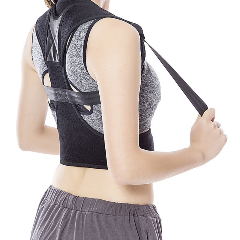 

Men Women Back Waist Posture Corrector Fixed Brace Twining Humpback Correction Belt Shoulder Sports Safety Waist Support Vest