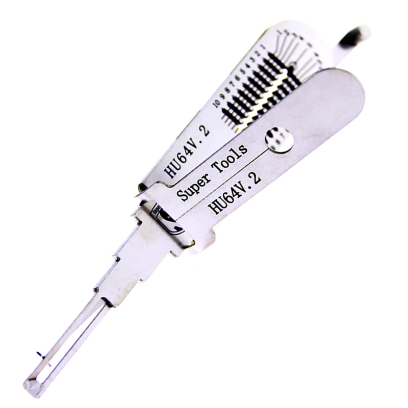

Super Auto Decoder and Pick Tool HU64 Smart Locksmith Supplies Auto Pick Sets Auto Tools