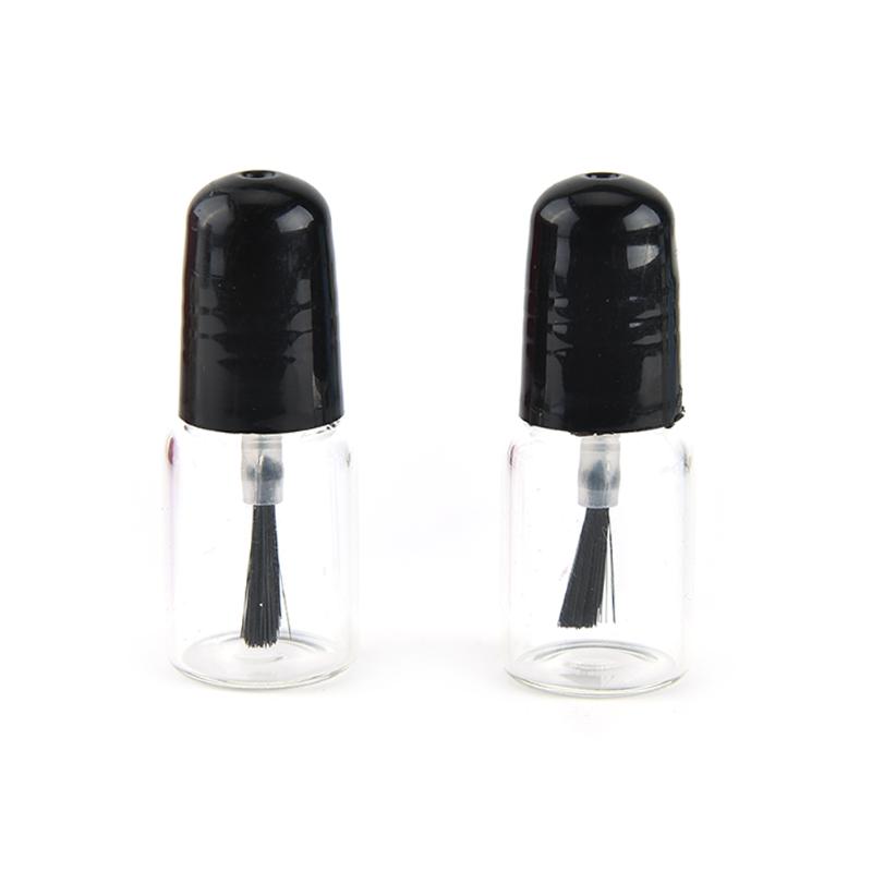 

2ml 3ml Empty Nail Polish Bottles With Brush Round Square Refillable Glass Bottle Package Nail Bottle Refillable