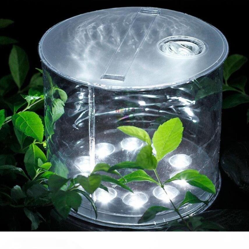 

Inflatable Solar Light 10 LED Solar Lamp With Handle Portable Solar Led Lantern For Camping Hiking Garden Yard