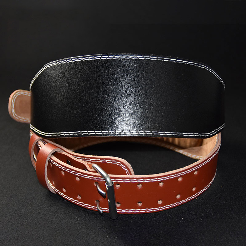 

FLYSPO Wide Weightlifting Belt Bodybuilding Fitness Belts Barbell Powerlifting Training Waist Protector Gym Belt, Black