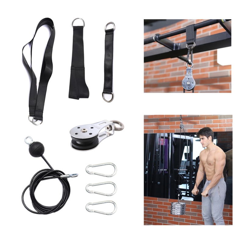 

Cable Machine Attachments Rope D-Handle Cable Pully Optional for Gym Fitness Equipment Weight Lifting Workout Accessories J