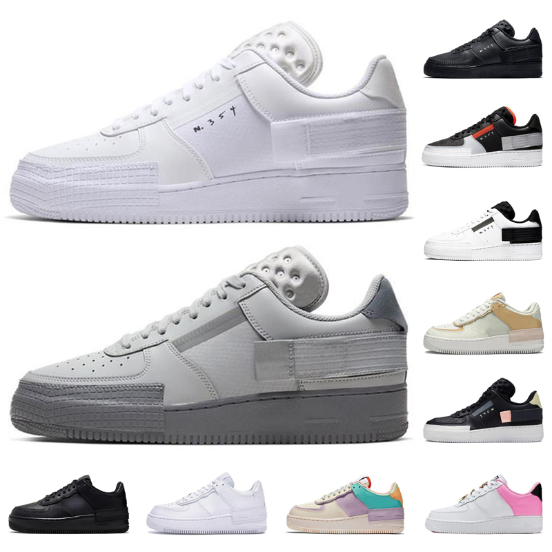 

2020 Release 1 Type N.354 Utility 1s Classic Black White Men Women Running Shoes Skateboarding Low Cut Trainers Designer Sneakers