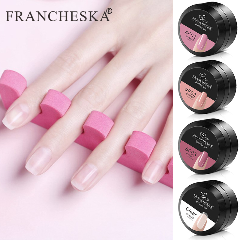 

10 Colors Nail Art Tool Sets For Manicure Gel Nail Polish UV Light Therapypainless Extension Gel Set TSLM1