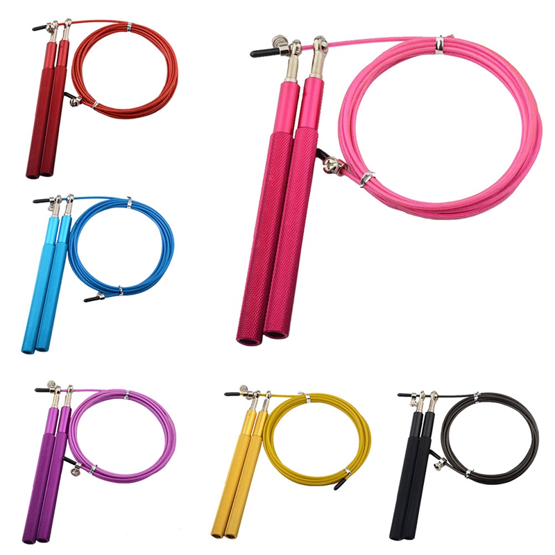 

New Jump Rope Fitness Adult Steel Wire Aluminum Alloy Racing Jumping Weight Skipping Ropes Body Building Fitness Accessories