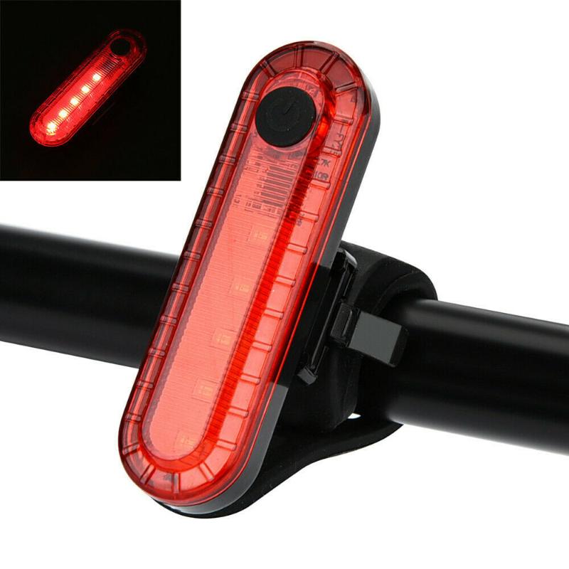 

4 Modes Bicycle Rear Light USB Rechargeable Cycling LED Taillight Waterproof MTB Road Bike Tail Light Flashing For Bicycle