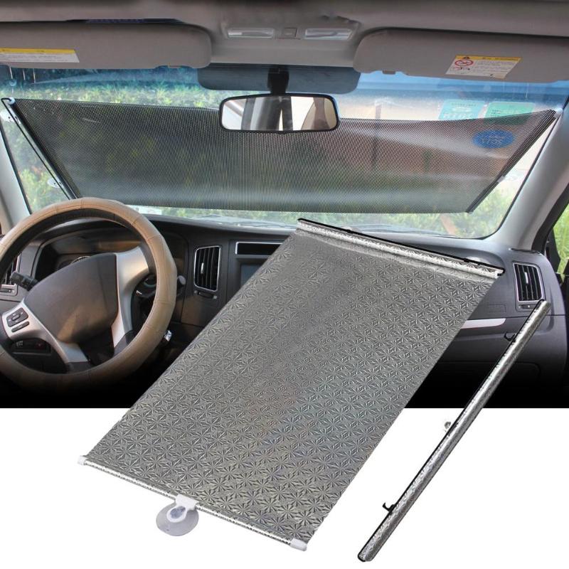 

2020 Summer Car Automatic Retractable Windshield Window Sunshade Cover Shield Curtain Anti Sun Heat Insulation Car Accessories