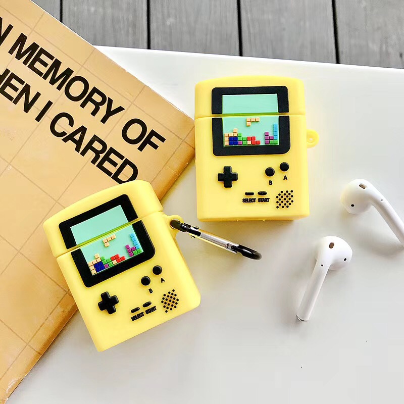 

Video Game Yellow Retro Designer Case For AirPods 1 2 3 Pro Airpods Case Wireless Bluetooth Headset Set Shell