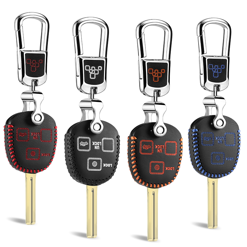 

leather key cover for lexus RX ES IS old type lx sc Car Key bag/case wallet holder key2y, Sky blue