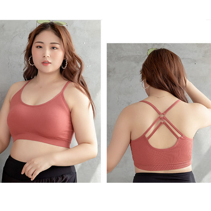 

Women Plus Large Size Bra Beauty Back Underwear Full Cup Push Up Bras Suspenders Small Vest Comfort Bralette Removable Chest Pad, Black