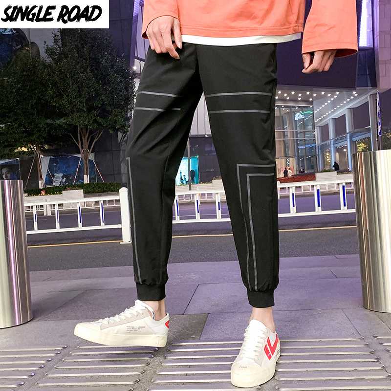 

SingleRoad Men's Joggers Men Fashion 2020 Summer Harem Pants Mens Punk Hip Hop Japanese Streetwear Trousers Male Sweatpants Man, Black joggers men