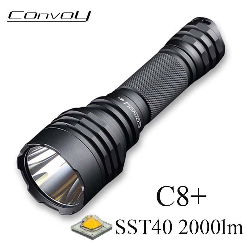 

Convoy C8+ with Luminus SST40 Led Linterna Torch Flash Light 2000lm Camp Lamp Work Light Lantern Latarka Zaklamp