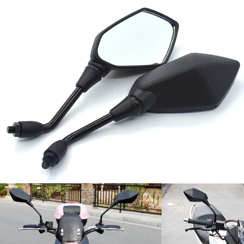 

Universal 10mm Motorcycle Rearview Mirror Black Side Mirror For MT-01 MT-03 MT-07 MT-09/SR/FZ-07 FZ-09 MT-10