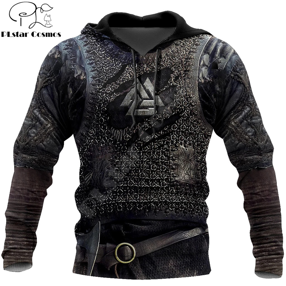

Viking Armor Tattoo 3D Printed Men hoodies Harajuku Fashion Sweatshirt Cosplay costume Unisex Casual jacket Zip Hoodie WJ003 CX200723