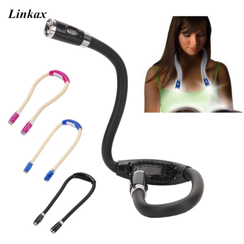 

2020 New Flexible Neck Car Reparing Working Light 4LED 3-Modes Operated LED Lamp Torch For Reading