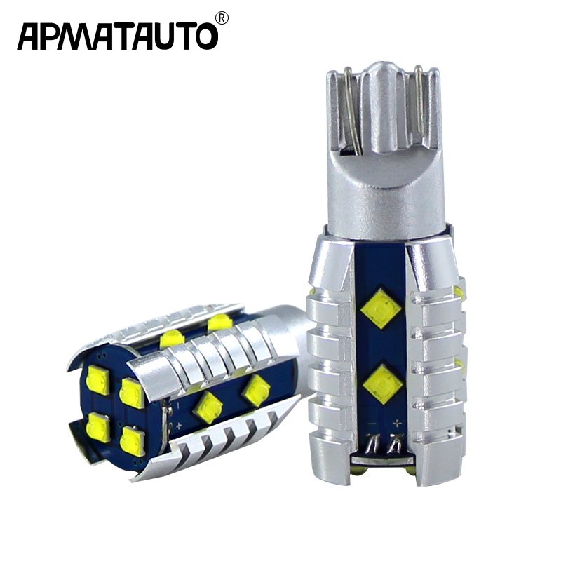 

2pcs Bright 1200LM W16W T15 LED Bulbs Canbus XBD High Power Chip 921 912 LED Backup Light Car Reverse Parking Lamp White, As pic