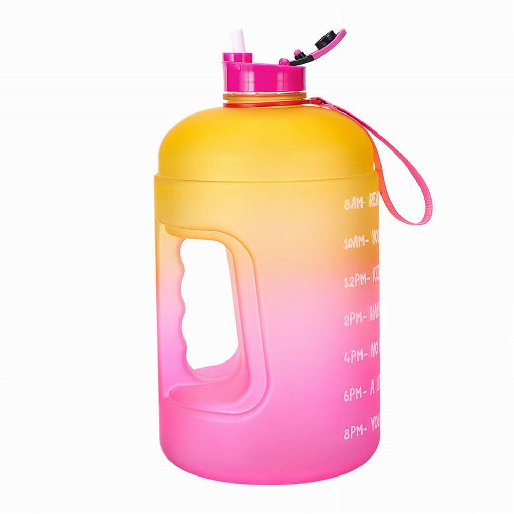 Best 3.78L Large Capcity 1 Gallon Colorful Water Bottle With Straw