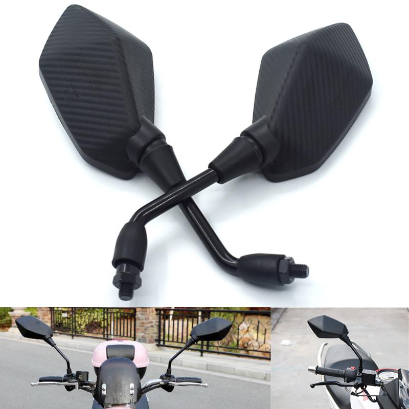

Universal 10mm Motorcycle Rearview Mirror Black Side Mirror For XMAX200 XMAX250 XMAX300 XMAX400 TMAX530 TMAX500