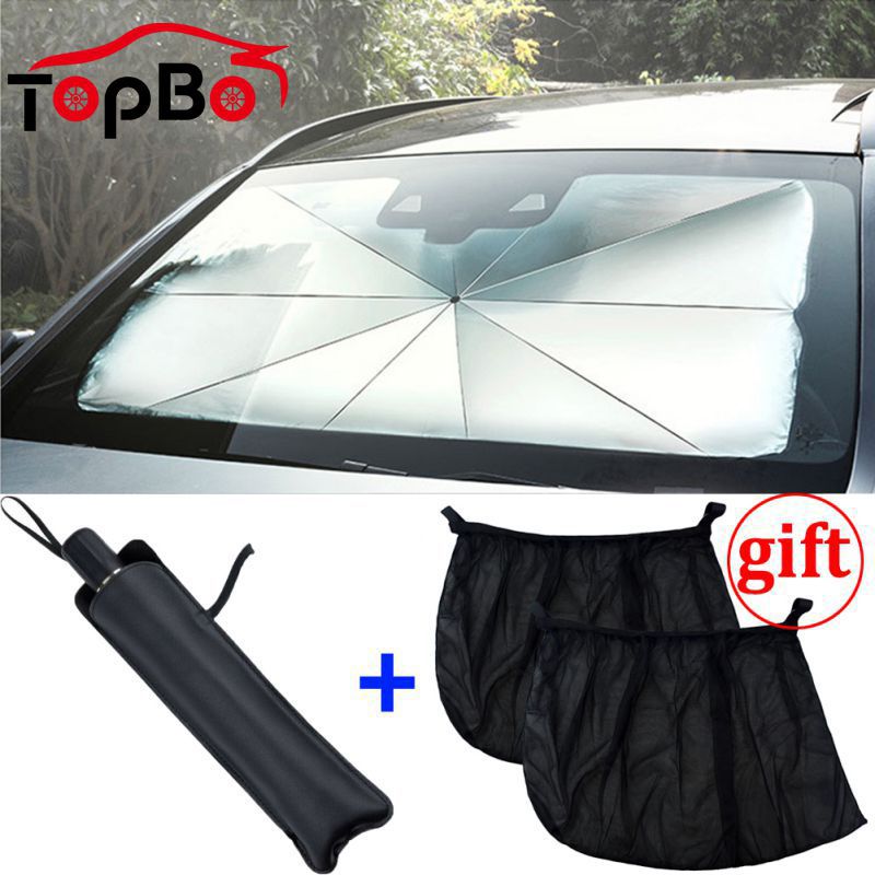 

Auto Sunshade Covers Parasol Car Sun Shade Umbrella Front Windshield Sun UV Protector Windscreen Cover Accessories