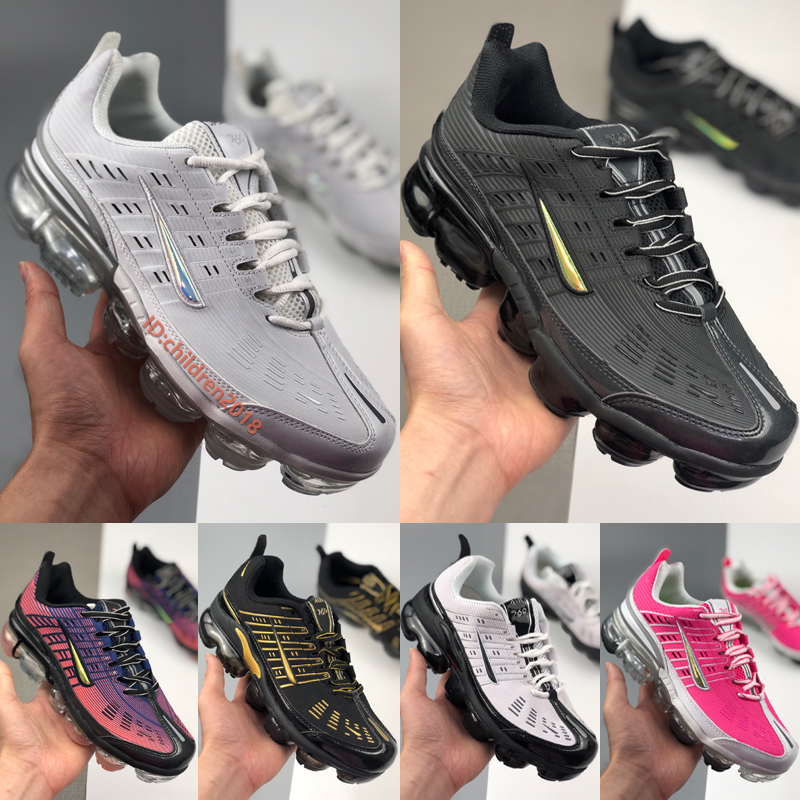 

Top VM 360 Running Shoes 2020 Men Women Sneakers Bubble Pack Triple White Black Hyper Pink Outdoor Chaussures Size 36-45, #009 blue void magic ember