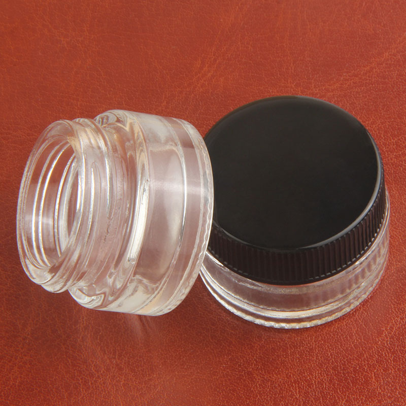 

wholesale butane hash storage jars small 5ml glass containers concentrate bho oil jar dab wax dry herb pyrex container