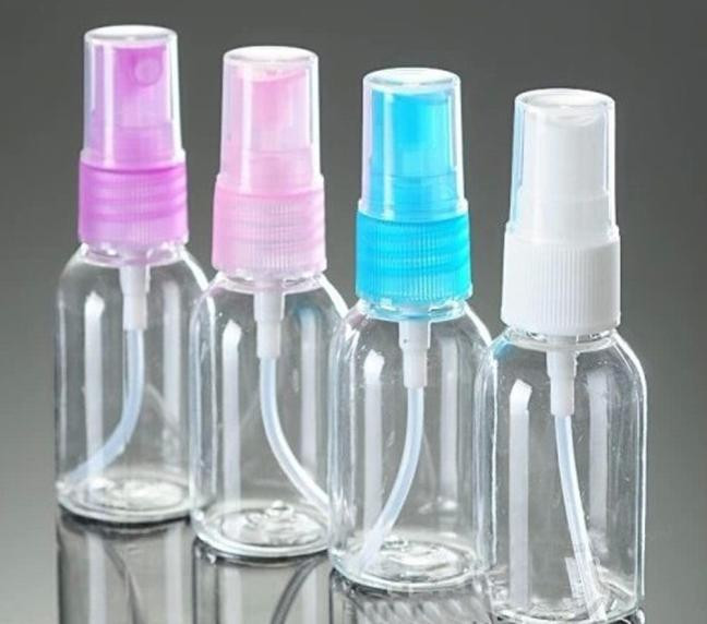 

30ml Portable Bottles 1pc Travel Shower Lotion Manicure Wash Pump Bottle Small Transparent Plastic Empty Spray Bottles Art Tools
