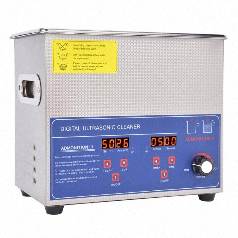 

3L Digital Ultrasonic Cleaner Industrial Power Temperature Adjustable Laboratory Cleaning Supplies 40KHz UhZ3#
