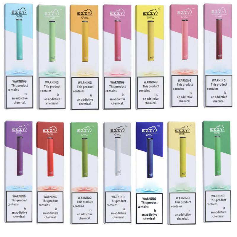 

EZZY OVAL Disposable Device Pod Kit 280mAh Battery 1.3ml Cartridges Vape 300puffs Pen posh Eonsmoke plus