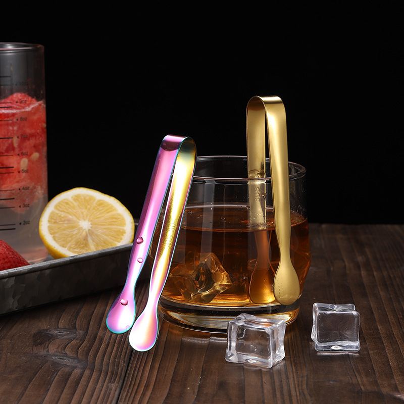 

Stainless steel cube sugar ice tong Bucket Home Hotel kitchen tools Tea Party Coffee Bar Serving drop ship