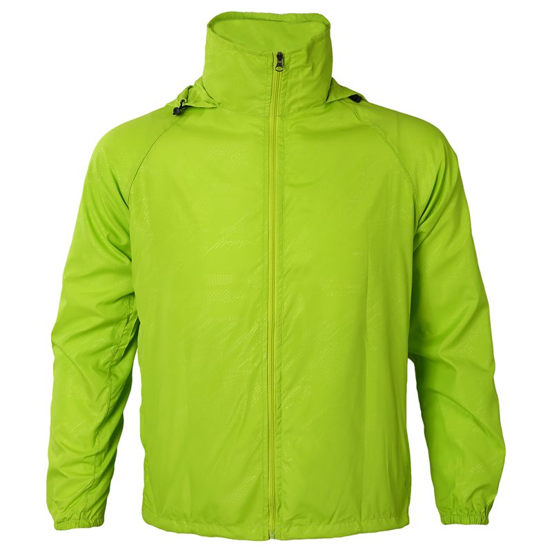 

Outdoor Unisex Cycling Running Waterproof Windproof Jacket Rain Coat -Fruit Green,L