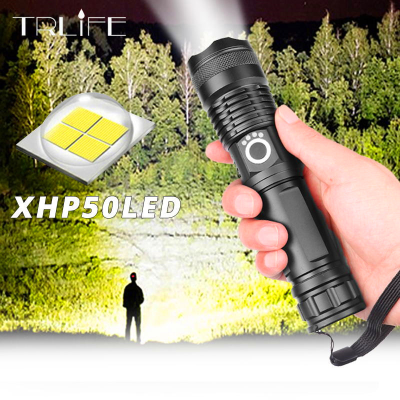 

Dropshipping Ultra Bright Xlamp XHP50.2 Most Powerful USB Zoom Led Torch XHP50 18650 or 26650 Rechargeable Battery
