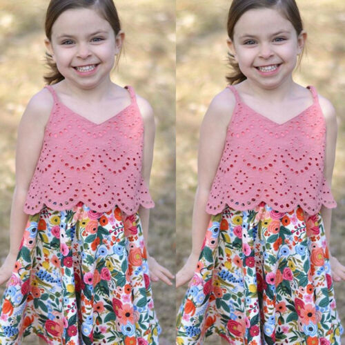 

Newborn Floral Pageant Princess Dress Baby Kids Girls Wedding Party Dresses, Multi