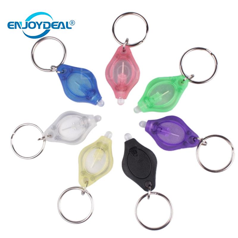 

10pcs Mini LED Keychain Key Chain Portable LED Lighting for home Torch lamp Lights Key Ring Hiking Camping Outdoor