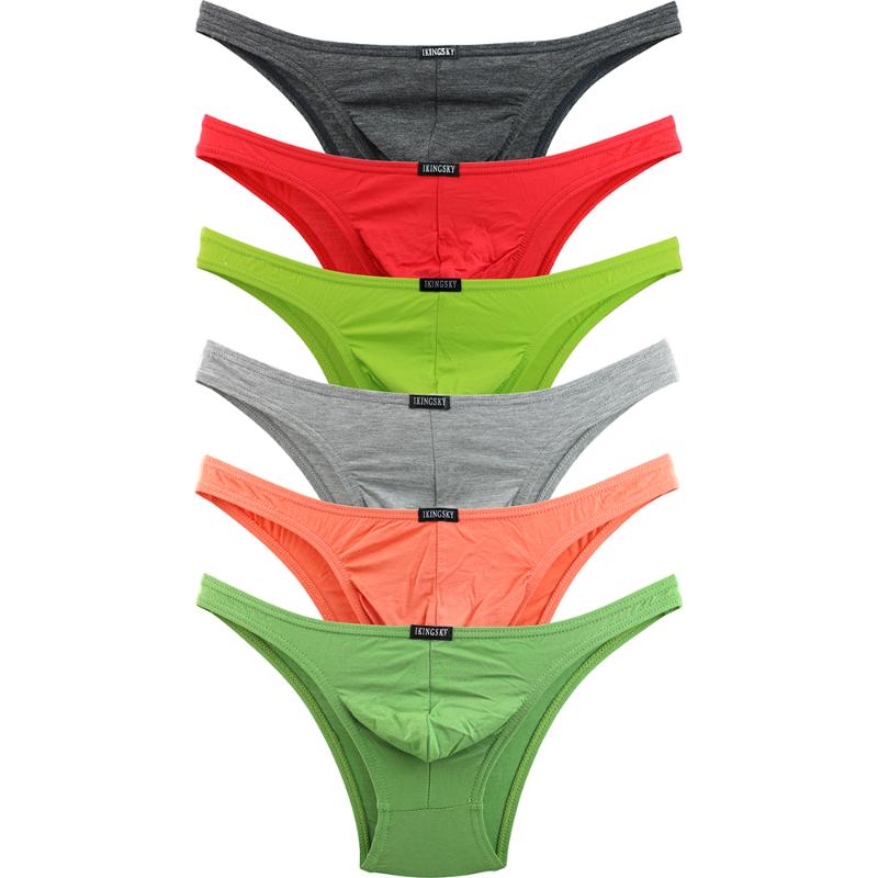 

Men' Cheeky Underwear Mens Bikini Panties Sexy Branzilian Back Briefs, Black