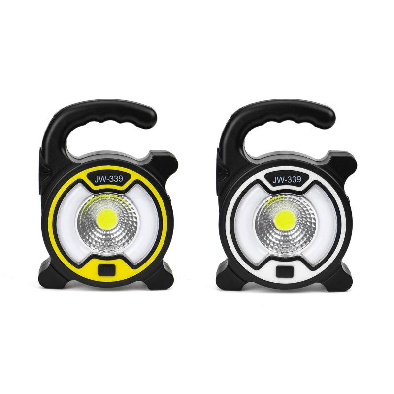 

5W 1200mAh Cob Working Light Led Portable Spotlight USB lantern Rechargeable Camping Outdoor speakers Radio Lighting