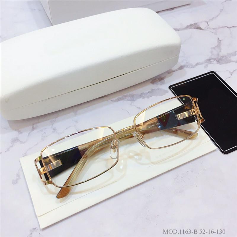 

Wholesale new fashion design optical glasses 1163-B metal frame with diamond frame legs retro popular design elegant and generous