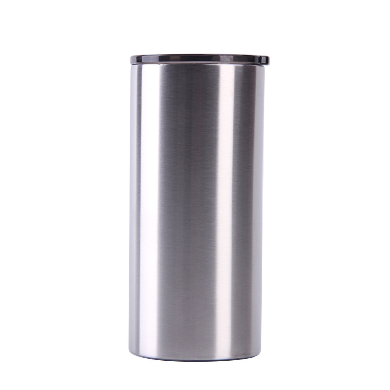 

22oz Protable Fat Beer Mug Large Capacity Coffee Mugs Stainless Steel Double Wall Vacuum Insulated Tumbler with Lid Free Shipping, Stainless steel color