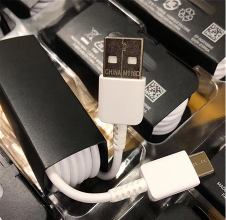 

100pc Galaxy Quality Charger 1m 3ft OEM Data Fast Charging Box Cord For Samsung Cable C S10e S9 S8 Note9 EP-DG970BBE With Retai Lnls
