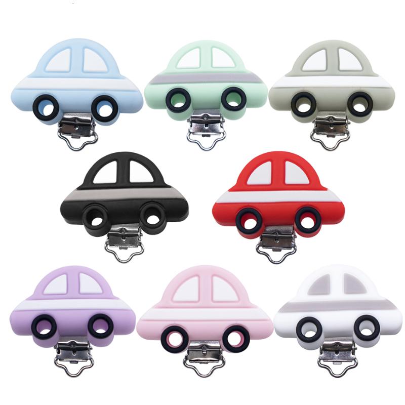 

100pc Car Silicone Pacifier Clip DIY Pacifier Chain Accessories Nipple Holder BPA Free Nipple Attachment Silicone Baby Products