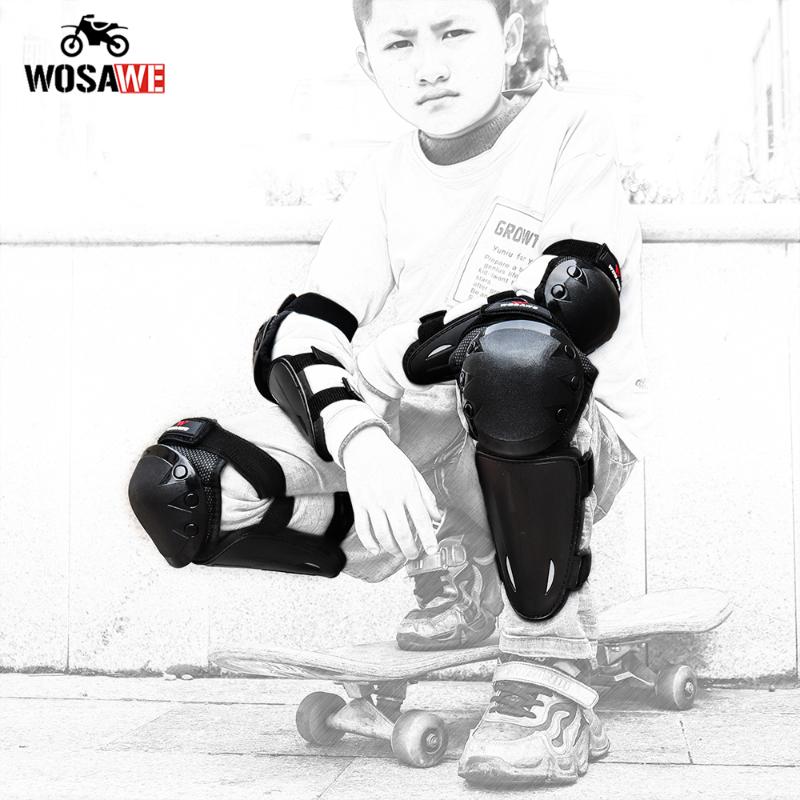 

WOSAWE Child Bike Kneepads and Elbowpads Outdoor Activities Skating Skateboard Protective Gear Bicycle Protective Kneepads kids