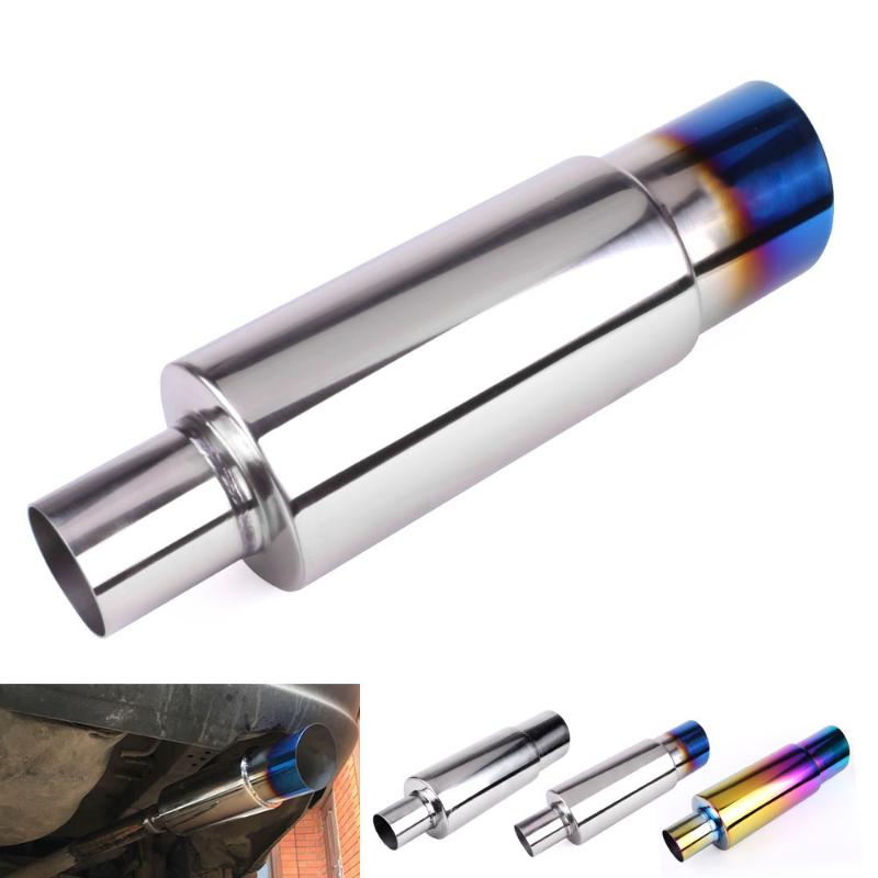 

Universal Muffler Exhaust High Quality Stainless Steel Exhaust Pipe Mufflers Tail Systems Racing Mufflers Bending CR1002
