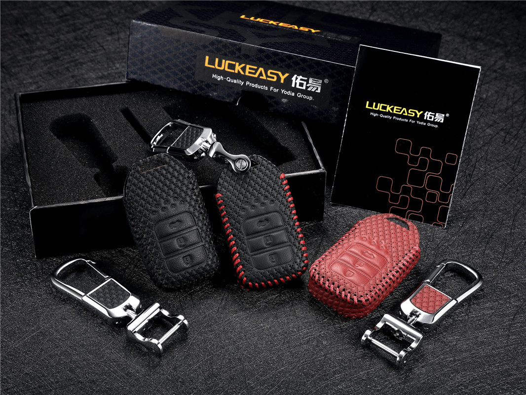 

Key Cover for honda greiz 2016 crider 2013 1.8L accord 2014 2.4L/3.0L spirior 2015 crv 240 holder case key3, Sky blue