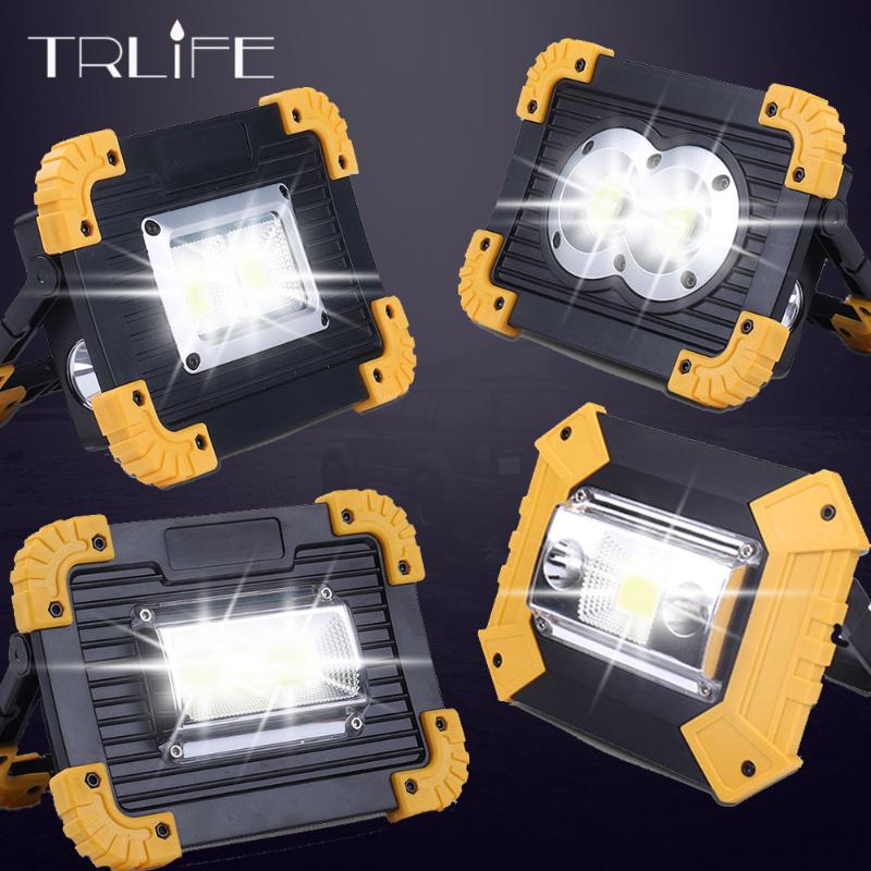 

Portable Lanterns Powerful Lampe Led Spotlight Work Light Rechargeable 18650 Battery Outdoor For Hunting Camping Latern