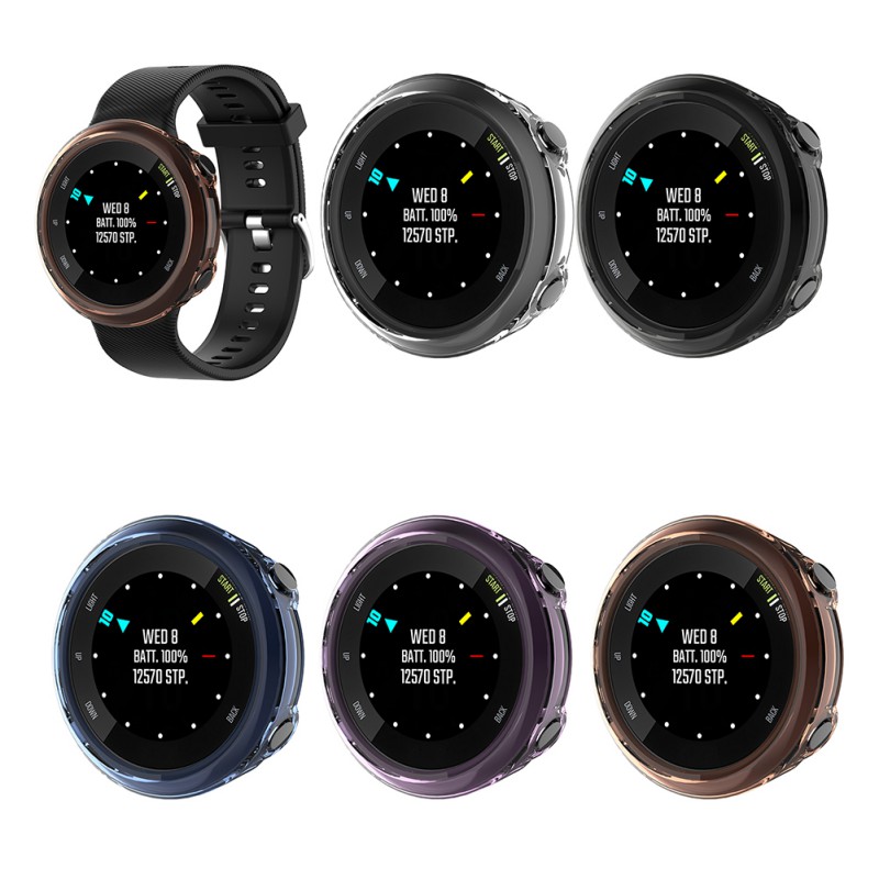 

Shockproof Transparent TPU Case 42mm for Garmin Forerunner 45S Protective Watch Cover