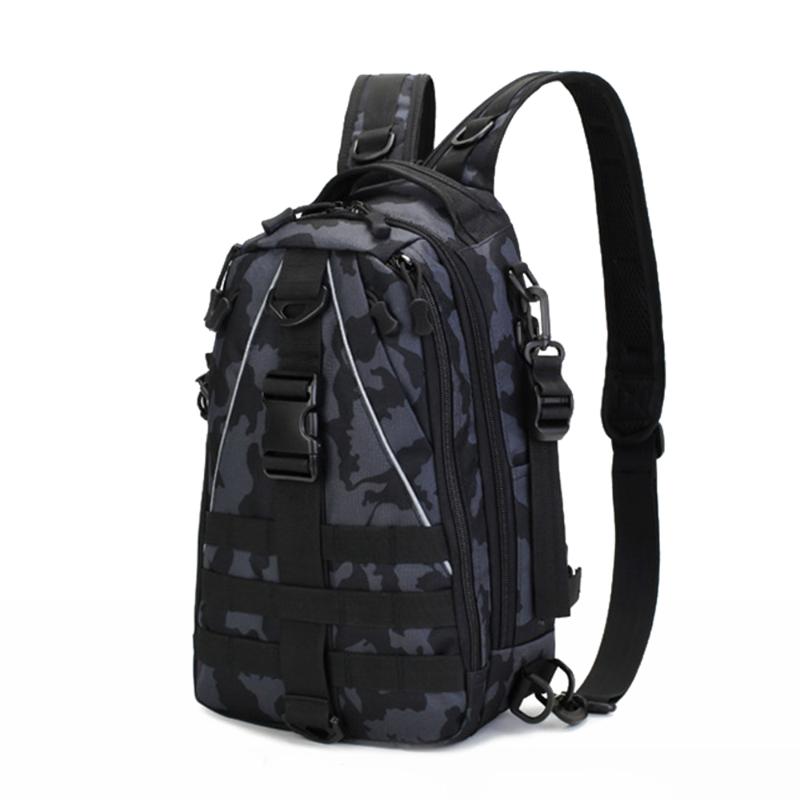 

20L Outdoor Sport Tactical Backpack for Men Portable Leisure Camouflage Backpack for Tourist traveling Shoulder Bag, Black
