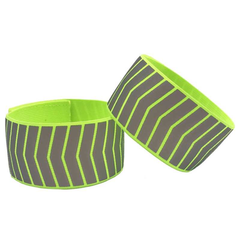 

Safety Reflective Arm Wrist Band Belt Strap Flexible design can be adjusted as needed The colors are Reflective Arm Band, White