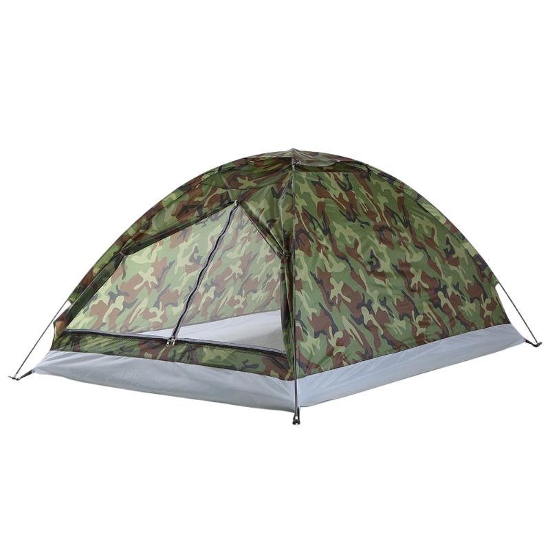 

TOMSHOO Camping Tent for 2 Person Single Layer Outdoor Portable Camouflage Camping Fishing Tent Portable Waterproof Tents