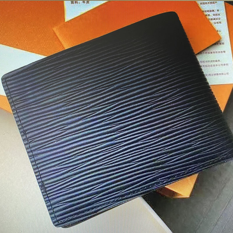 

M60332 N63263 N62663 SLENDER MULTIPLE Men Short Wallet Mono Canvas Bifold Pocket Coin Card Holder Pouch Purses Fashion Leather Small Wallets, Only dust bag