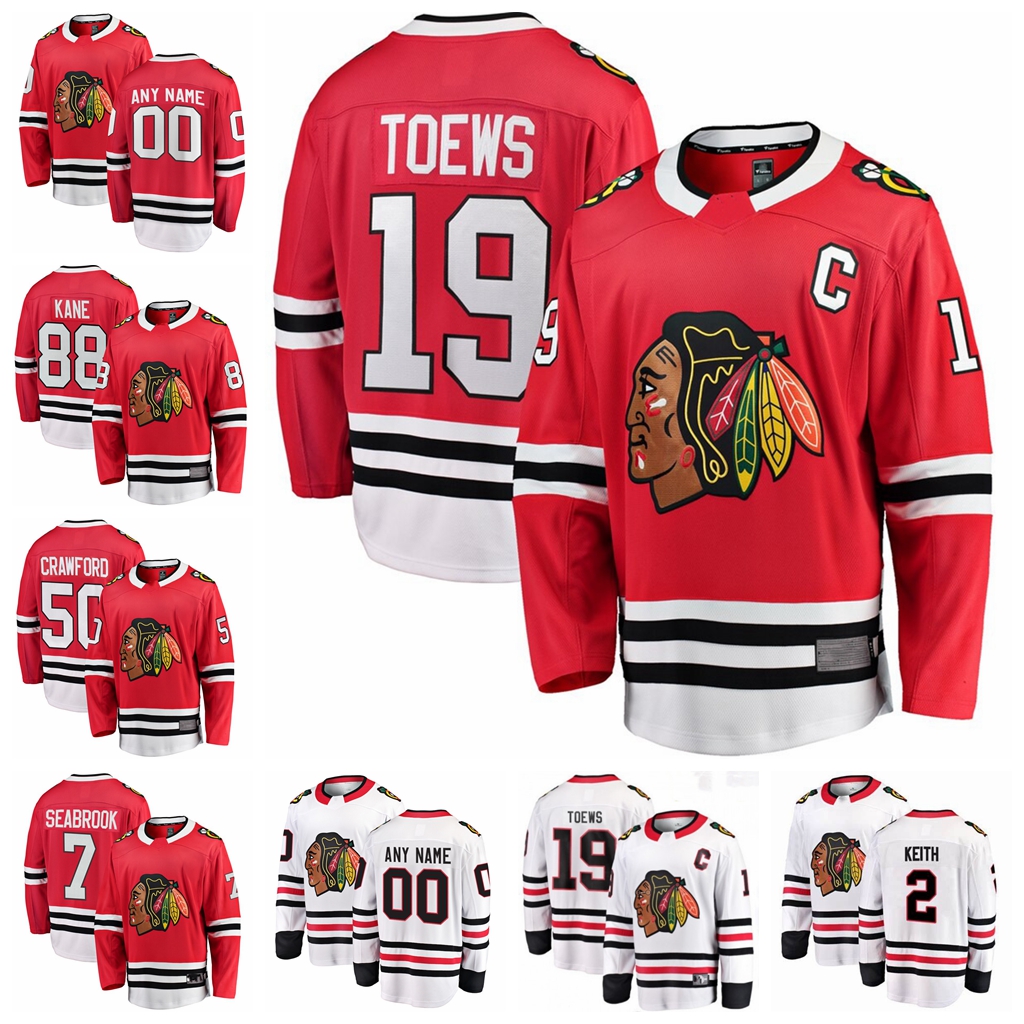 blackhawks numbers on jerseys